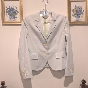 JCrew womens seersucker blazer